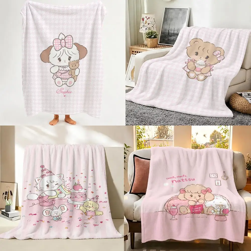 Art mikko Throw Soft Warm Flannel Throw Blanket, Sofa Bed Cover, Picnic Travel Home Decor