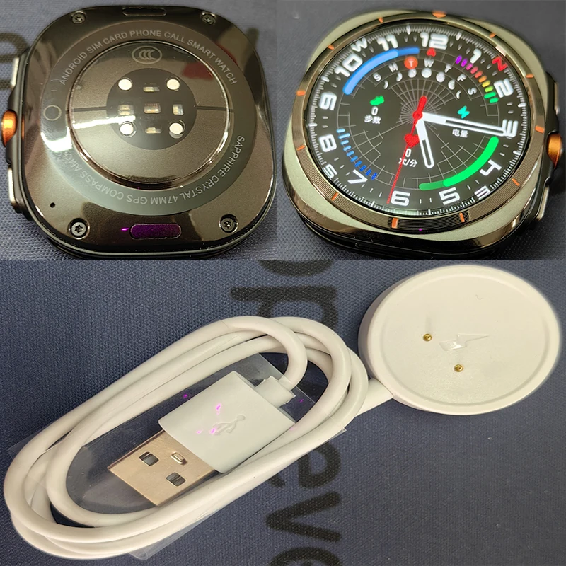 

U8 ultra/watch7 ultra Зарядное устройство для умных часов Магнитный зарядный кабель 60 см
