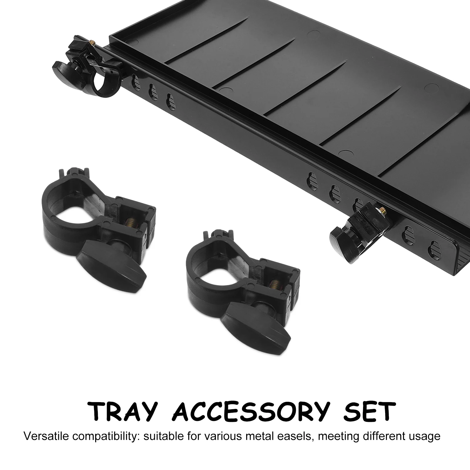 

4pcs Easel Tray Accessories Plastic Installation Compatibility Spacers Canvas Rods Stand Clamps Brackets Joint Bolt