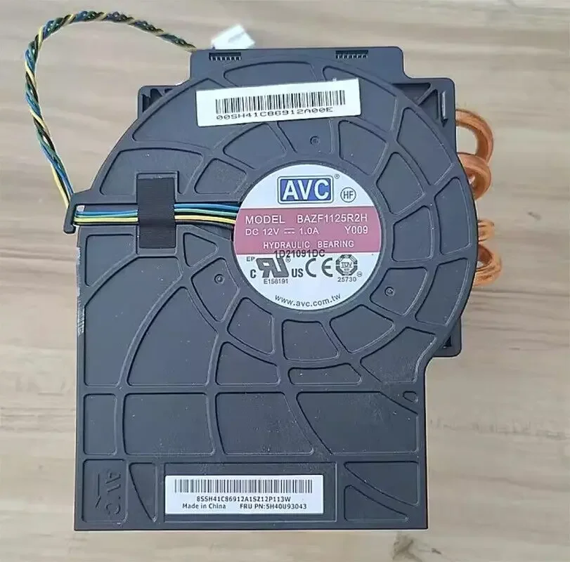 A=5H40U93043 100% 8.2L 4HP Cooler CPU Fan Heatsin For ThinkCentre M90S M90T Gen3