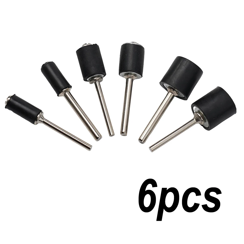 Professional Grade Sanding Drum Set for Woodworking 6 Rubber Mandrels with 2 Shank Sizes for Superior Results!
