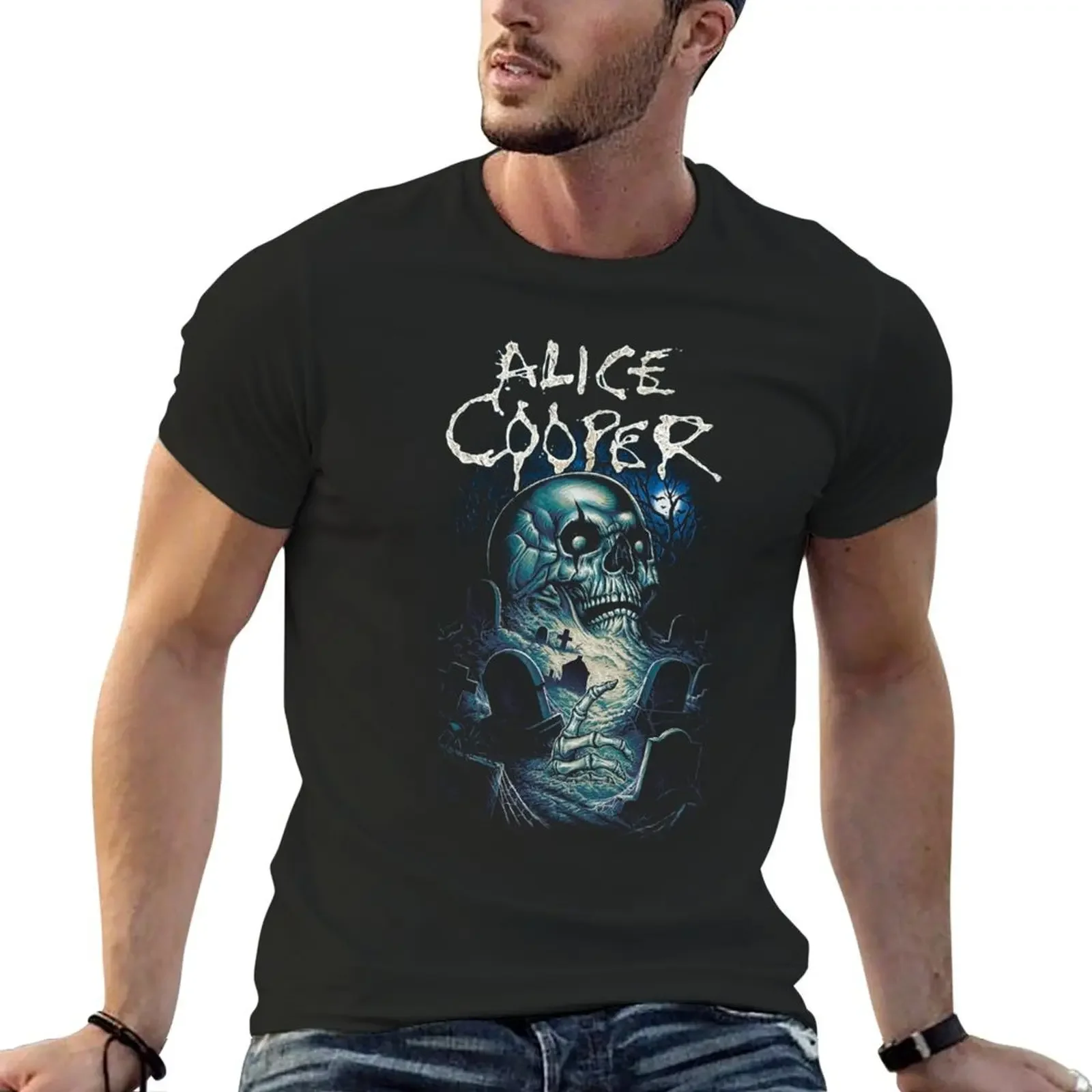 Alice Cooper music T-shirt Blouse plus size tops new edition t shirts men