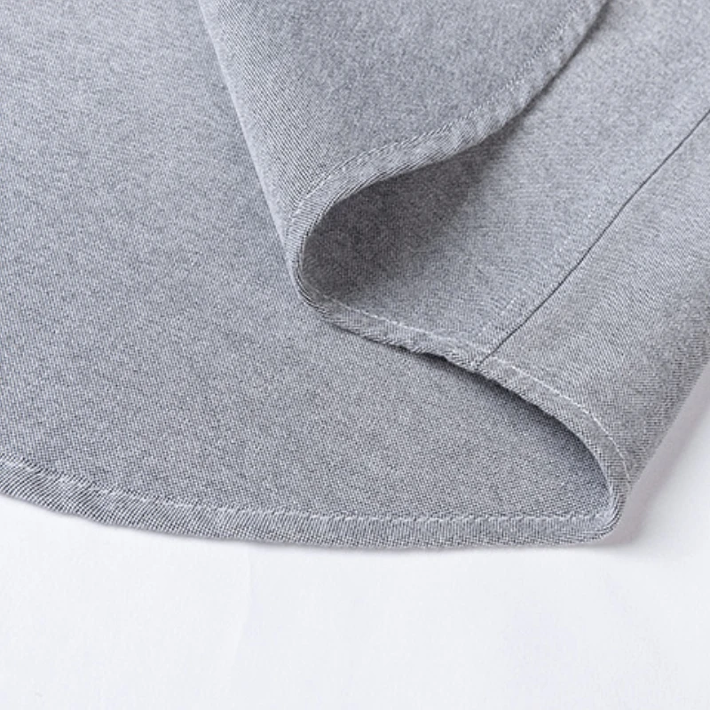 Men Short Sleeved Shirt 100% Cotton Oxford Solid Color White Shirt Man Short Sleeve Shirts for Men Casual Business Easy-care