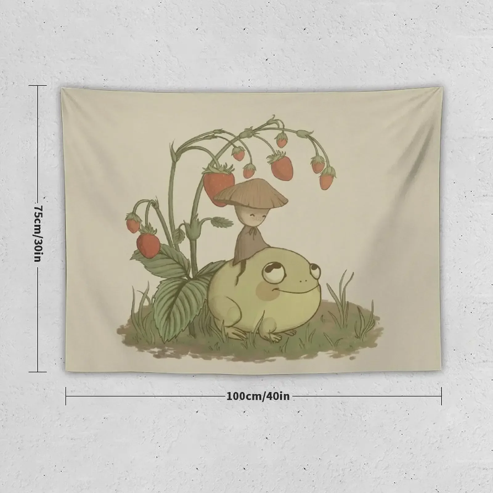 Mushy and Froggy Tapestry Cute Room Things Aesthetics For Room Wall Tapestries Decorations For Room Tapestry