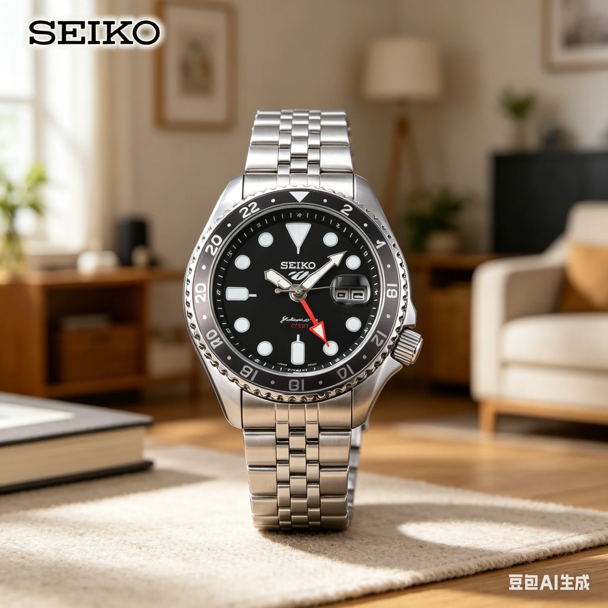Reloj Seiko Unisex Impermeable en Acero Inoxidable