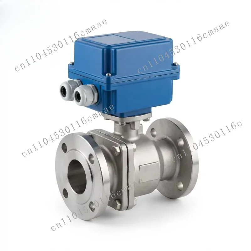 Electric Automatic Control Valve DN15-DN200 Stainless Steel Motorized Ball Valve 12V 24V 220V AC DC