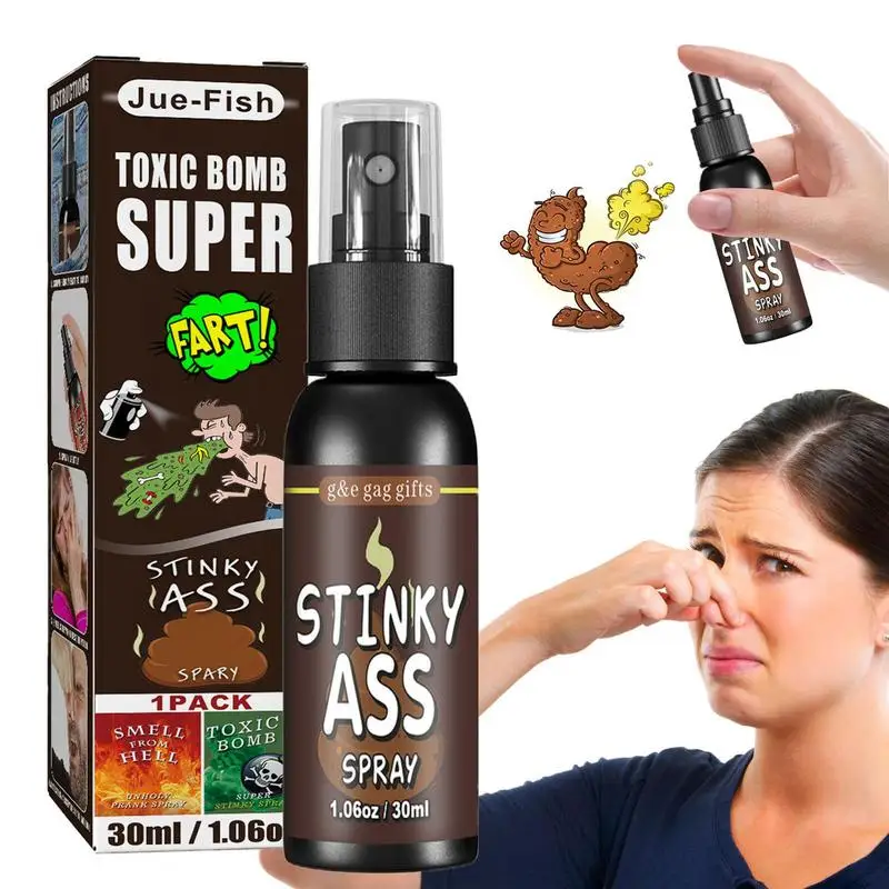 

Fart Spray Extra Strong Stinky Prank Fart Spray Toy Portable Stinky Fart Spray For April Fool's Day Friend Gatherings And Dinner