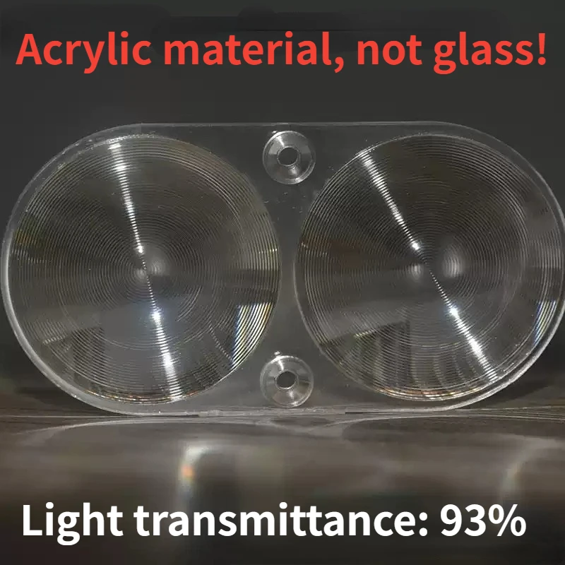 Fresnel Lens LED Lampshade Accessories Focusing Lens Multi-Lamp Bead Dedicated Array Lens Acrylic Threaded Mirror