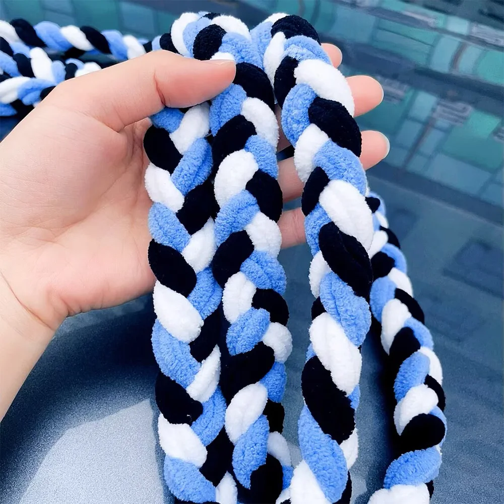 Hand Braid Strand Soak Shield Rope for Car Window Tinting Windshield Glass Gap Water Absorbent Rope Tint Tools 3 m Drying Rope