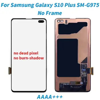 LCD displej AMOLED S10 G973 s rámečkem pro SAMSUNG Galaxy S10E SM-G970F G970 S10 Plus S10+ G975, dotyková obrazovka, digitalizátor, sestava 10 nejlepší prodej Displej Samsungu S10 - №3