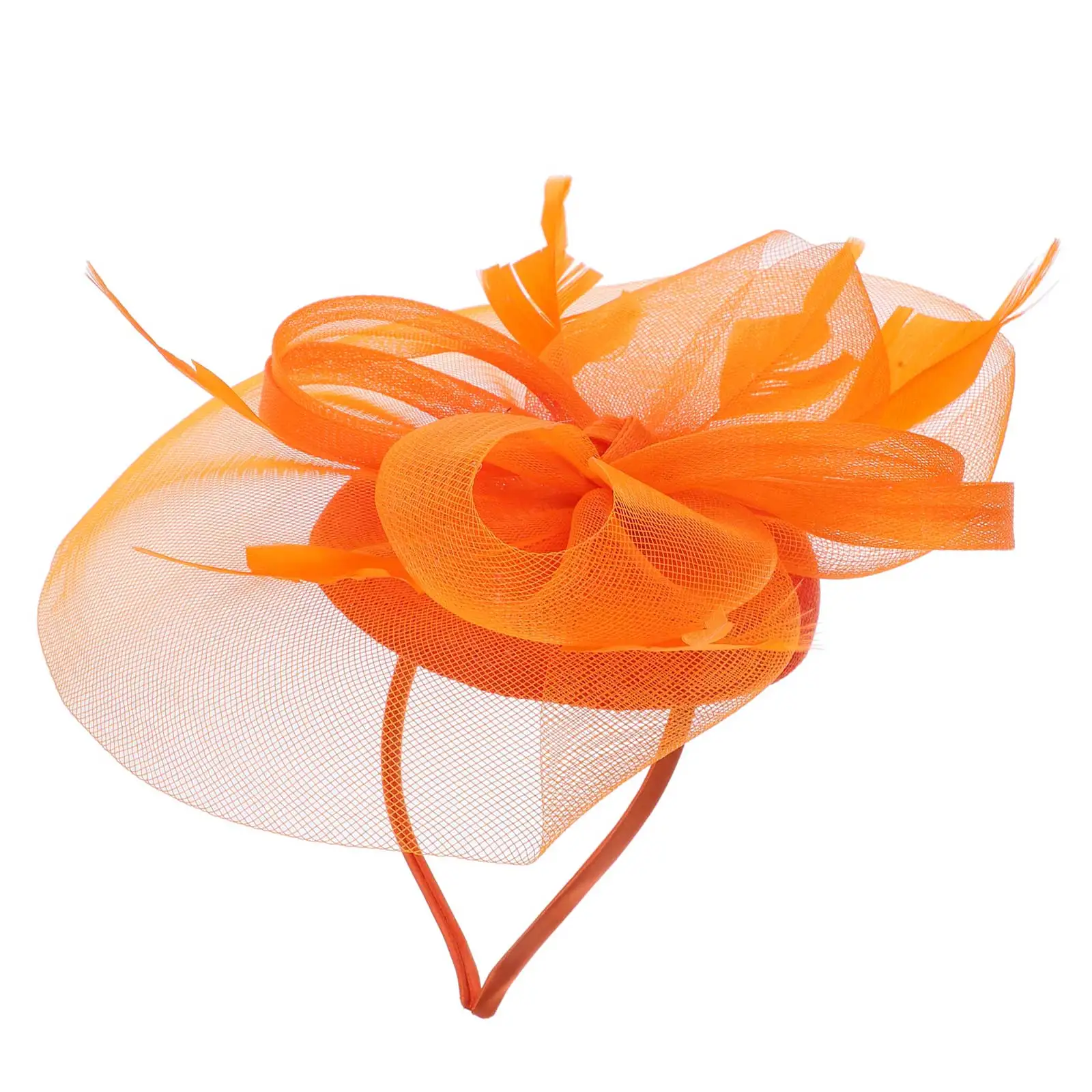 

Mesh Hair Accessories Wedding Headpiece for Bride Blue Women Banquet Hat Tea Party Headdress Durable Travel Photo Stage