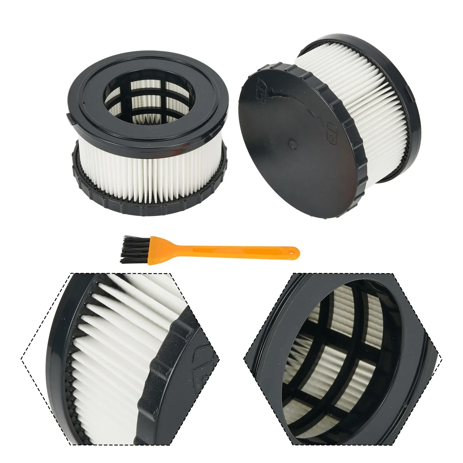 Cleaning Brush Filters Home Replacement Vacuum Parts White Accessories For DC5151H DC515 DCV517 For Wet Dry Vacuum