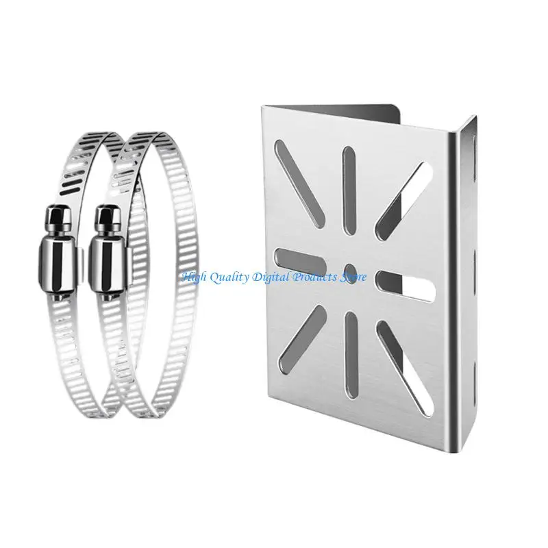 U2JE Heavy Duty Stainless Steel CCTV Camera Poles Bracket with Weatherproof Designs