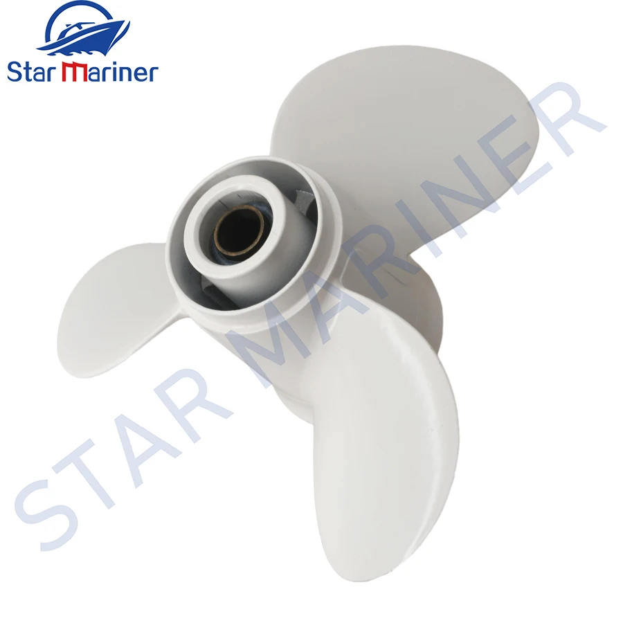 

664-45949-02-EL Aluminum Boat Outboard Propeller For Yamaha 25HP 30HP Outboard Engine 69P 61N 9-7/8x13-F 664-45949-00 664-4594