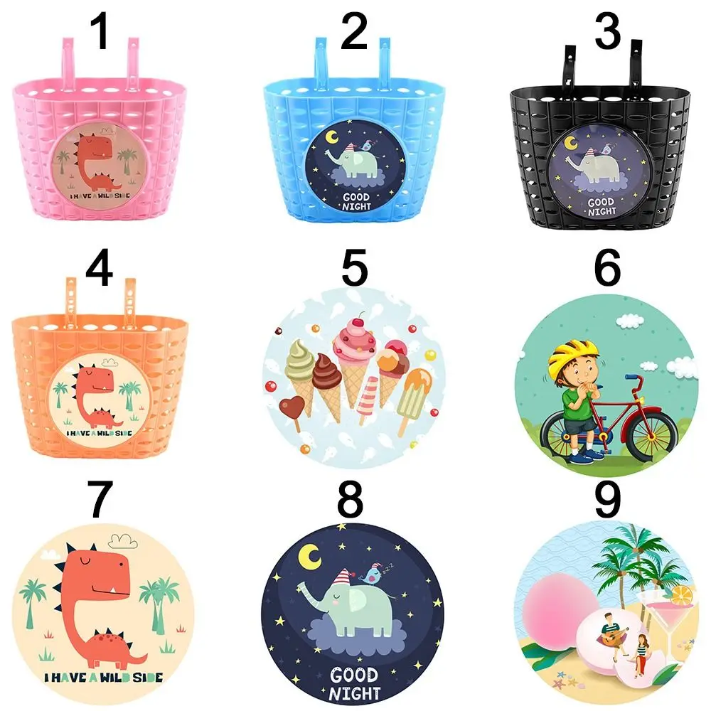 Cycling Front Basket Sticker Bike Front Carrier Scooter Front Basket Children Bicycle Storage Scooter Handlebar Basket New