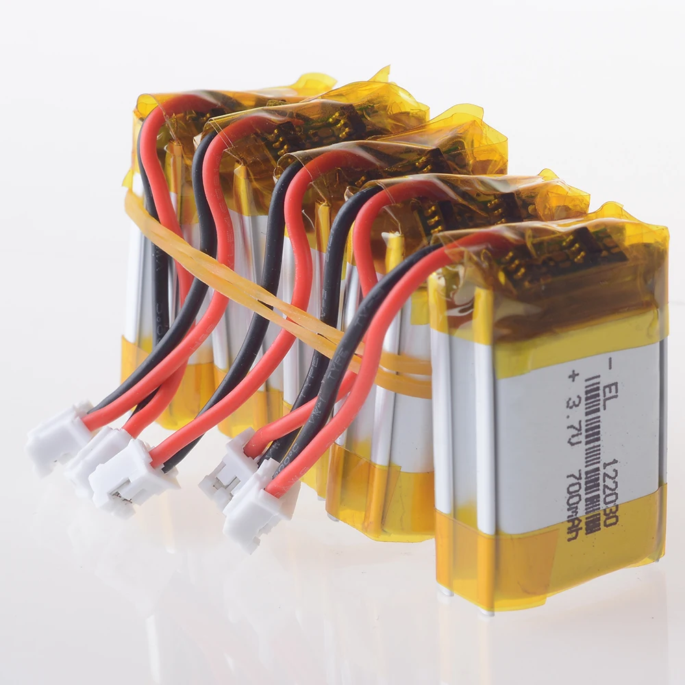 أسلاك السيليكون 3.7 فولت 700 مللي أمبير 122030   بطارية ليثيوم أيون بوليمر / ليثيوم أيون للفأرة القتالية الدموية R8 R3 r70