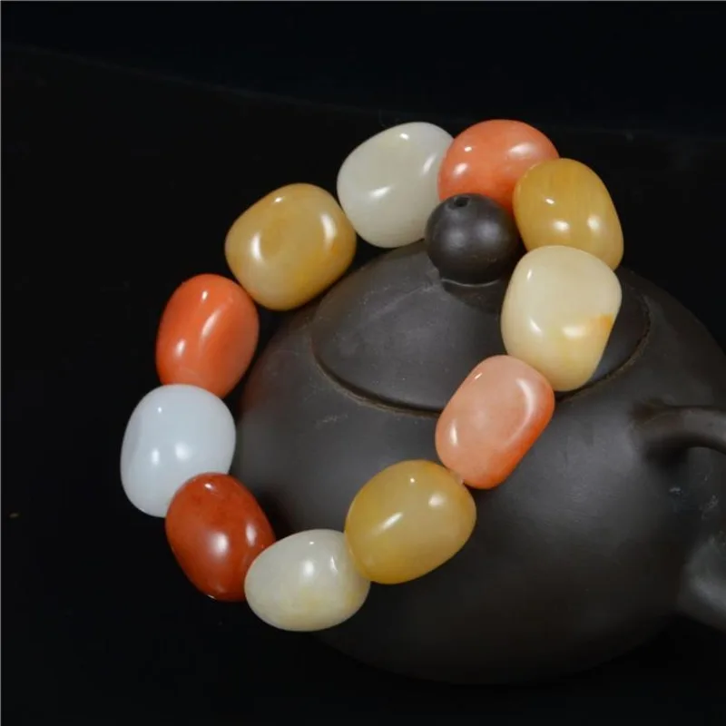 

Exquisite Gold Silk Jade Duobao Bracelet Jade Bracelet