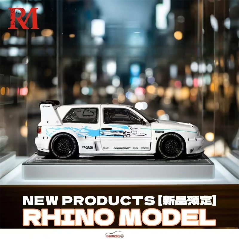 rhino-モデル-rm-1-64-ゴルフ-mk3-ホワイト-ダイキャスト-モデルカー