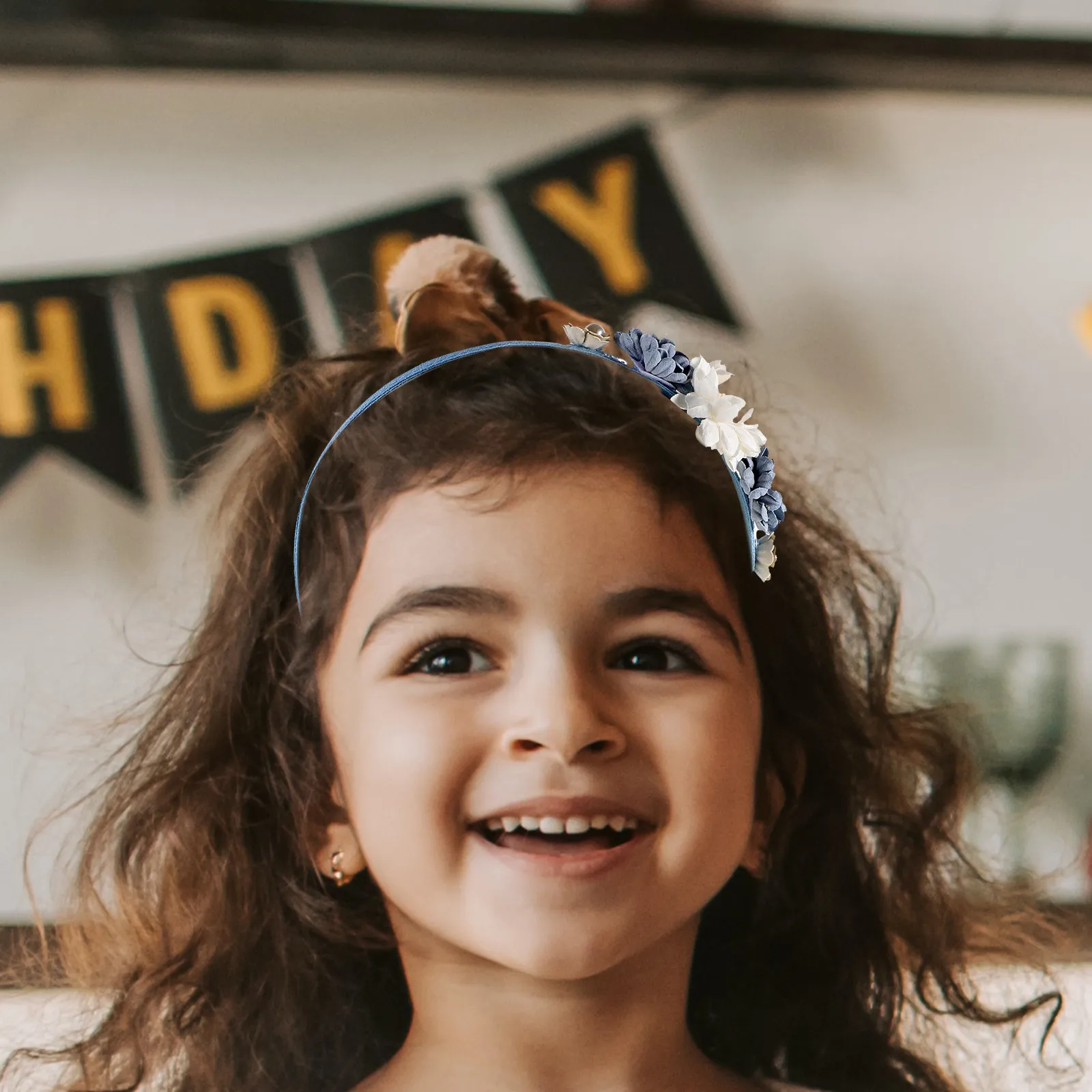 

Floral Headband for Girls Korean Style Princess Fairy Hairband Wedding Party Flower Hair Accessories for Performances