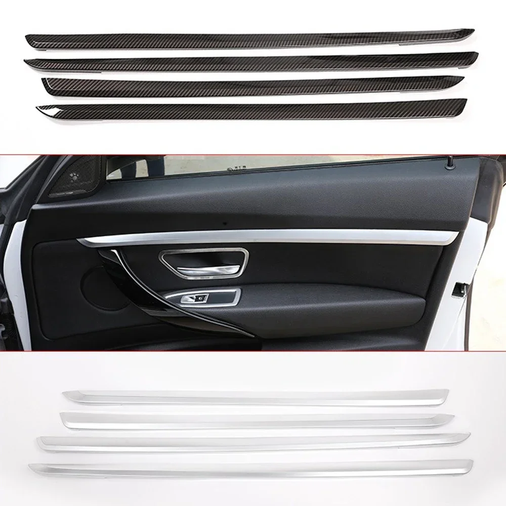 4pcs ABS car door trim strip For BMW F34 GT 2013-2018 3 Series car modification accessories