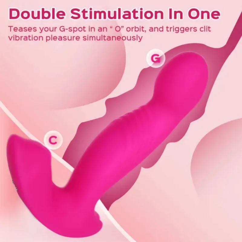 Juntamo-vibrador con Control remoto, Juguetes sexuales, vibrador usable para punto G, bragas de mariposa con 9 modos giratorios y vibradores