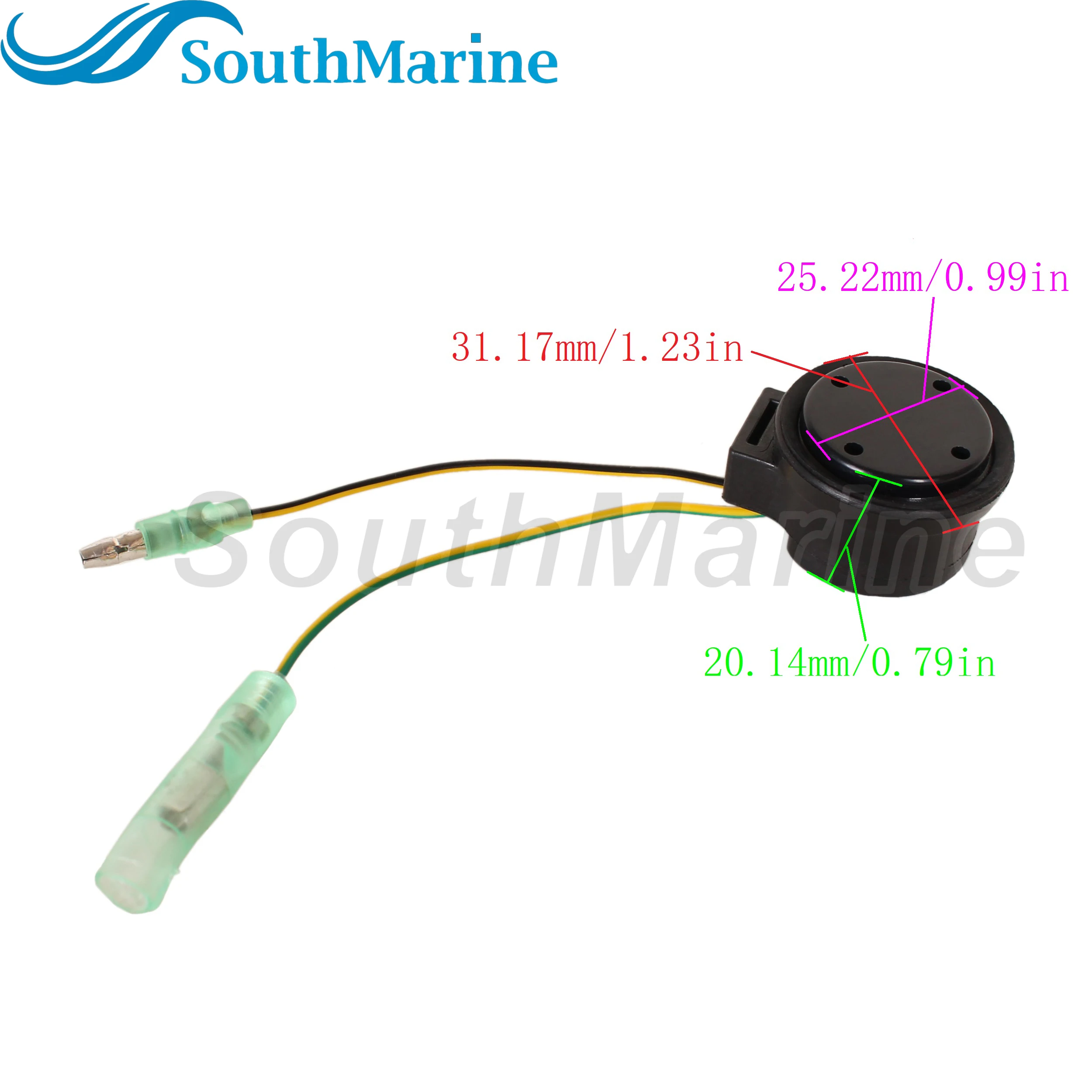 Boat Engine 38410-ZV5-003 Alarm Assembly Audio / Horn Warning / Buzzer Beeper Sounder for Honda BF75 BF90 BF115 BF130-BF250