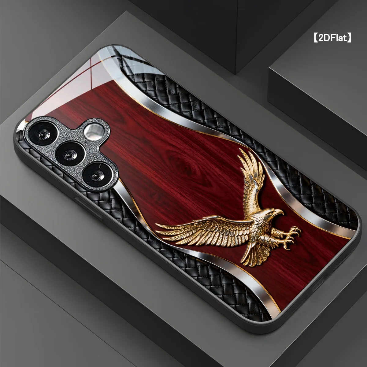 Striped wood grain eagle s25 ultra case s26 ultra case a17 Glass phone case for Samsung Galaxy s26/s25/s24/s23/s22 Ultra FE Plus