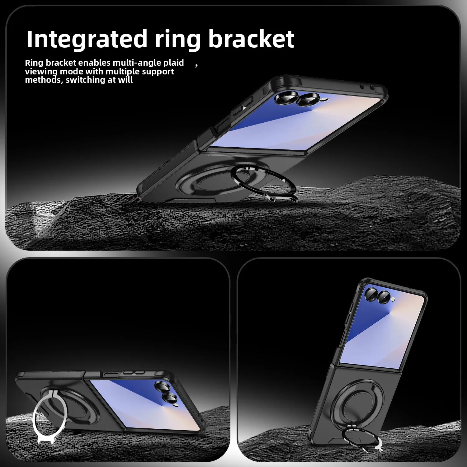 360 ° قوس مغناطيسي لحافظة هاتف الشحن اللاسلكي Magsafe لهاتف سامسونج Z Flip 6 7 Flip7FE غطاء حماية مضاد للسقوط #4