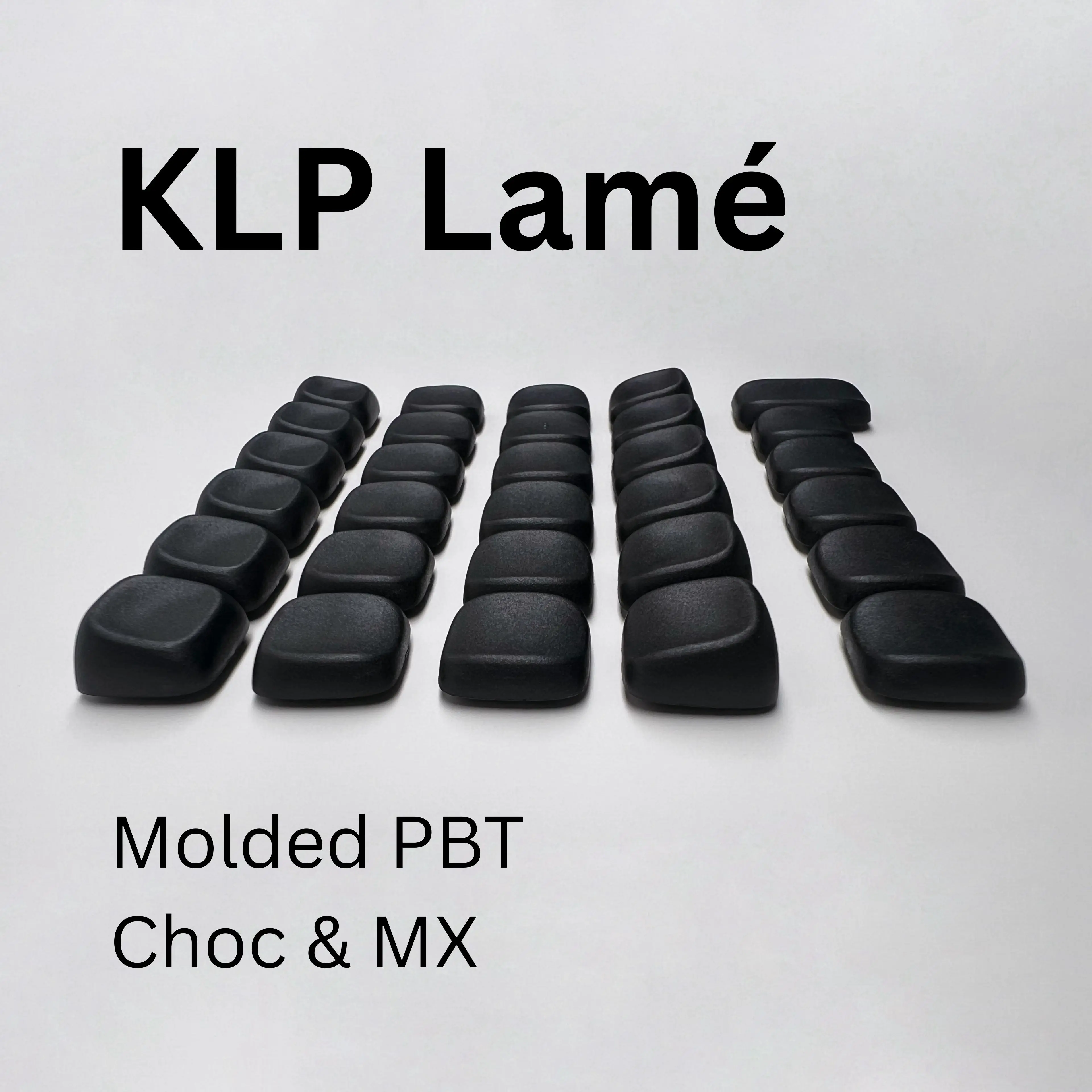 

KLP Lamé Keycaps - Injection-Molded PBT Low Profile Keycaps for Kailh Choc V1 Choc V2 MX Switches KLP Lame MX Keycap