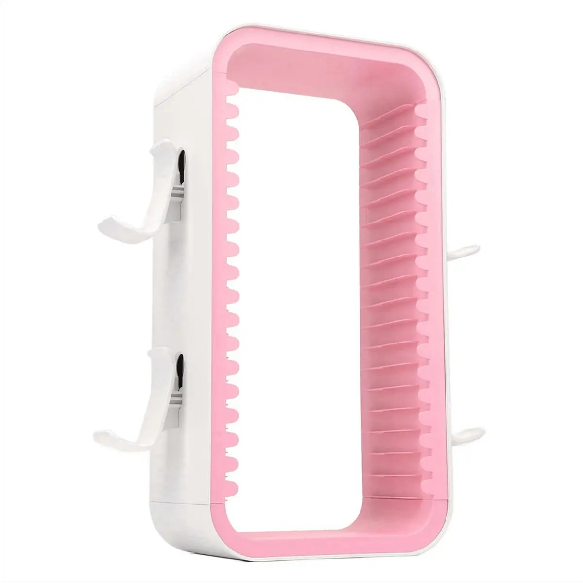 DTD62-HOT-Game Storage Rack for Switch Game Disc Holder Game Disc Rack for Multi-Function Disc Rack White Pink