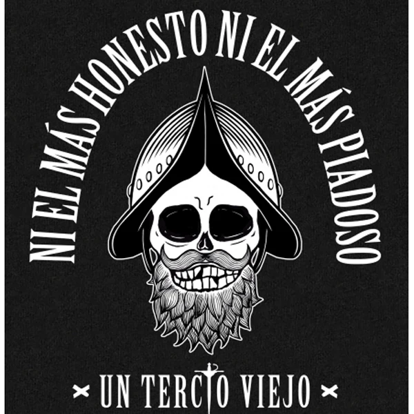 Maldito del Tercio Viejo - Camiseta Negra - Doble Impresión