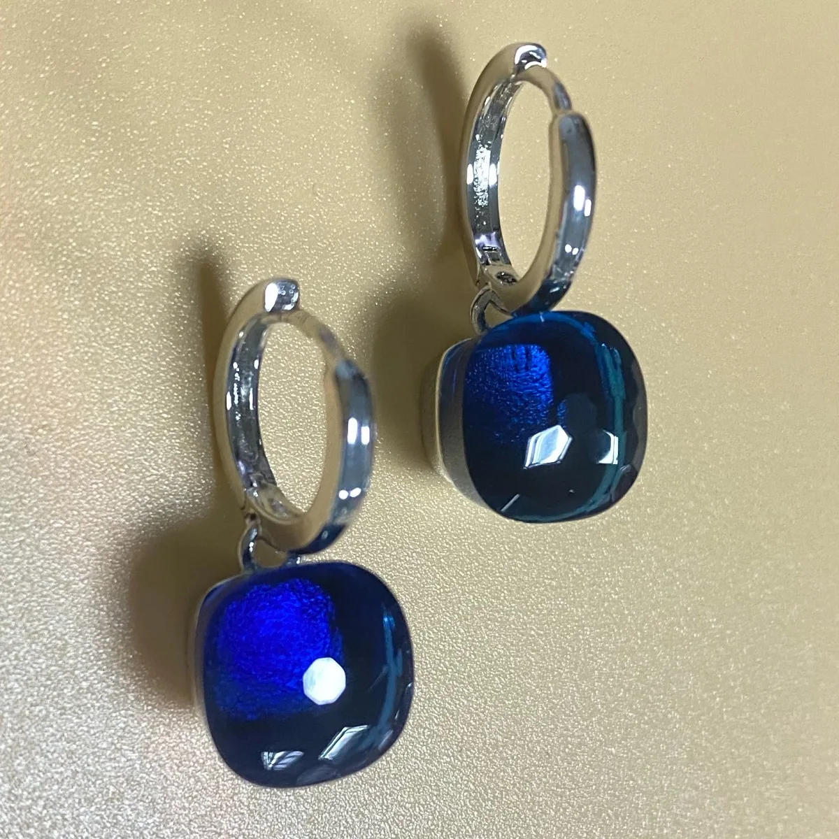 

Earrings For Women Synthetic Crystal Earrings Candy Colors Copper With Gold Plated Candy Earrings Fashion Jewelry