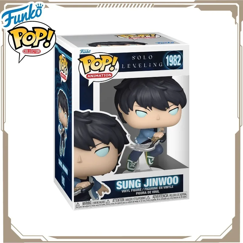Funko Pop الأصلي سولو التسوية أنيمي الشكل سونغ جينوو ألعاب شخصيات الحركة للبنين بنات أطفال هدية تحصيل الحلي #4