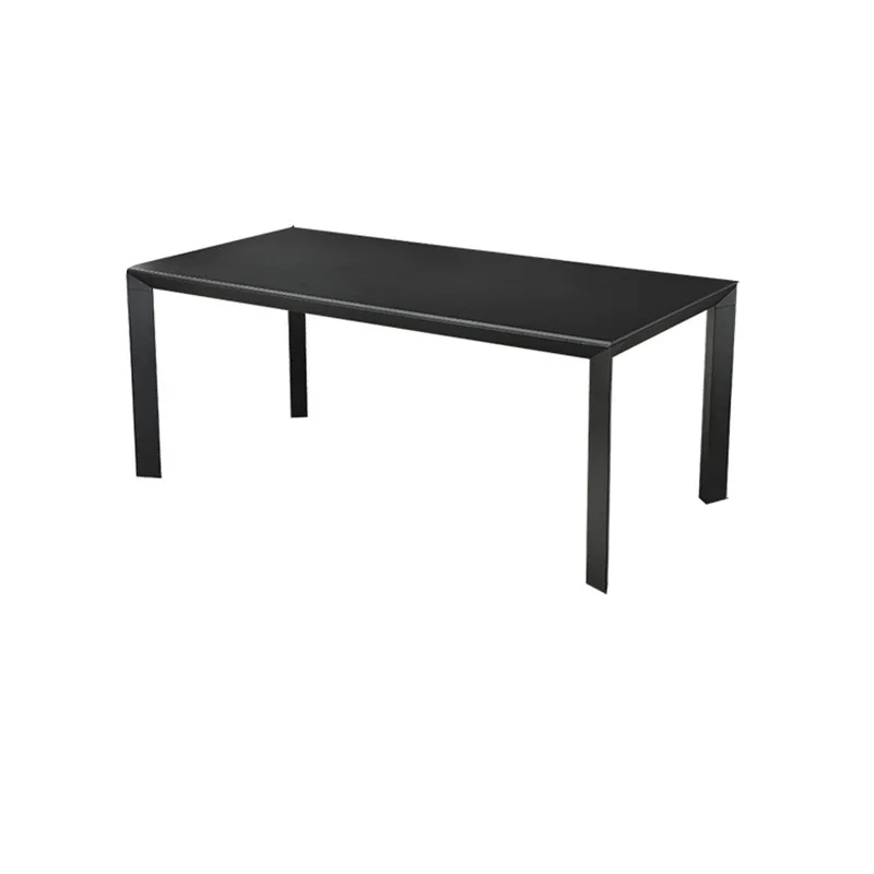 

Italian minimalist Deli Feng rock slab dining table meeting table rectangular modern simple light luxury home