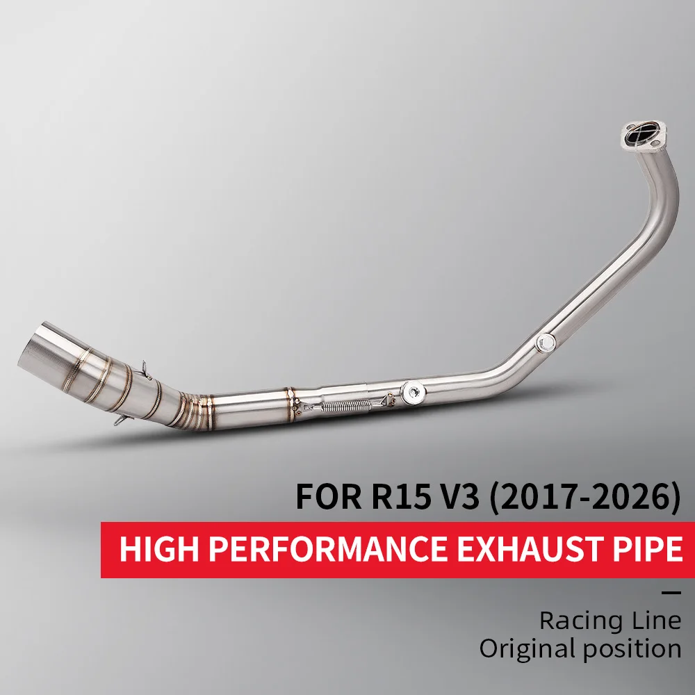 

For R15 V3 2017-2026 Years Motorcycle Exhaust Systems Stainless Steel Pipe Header Pipe