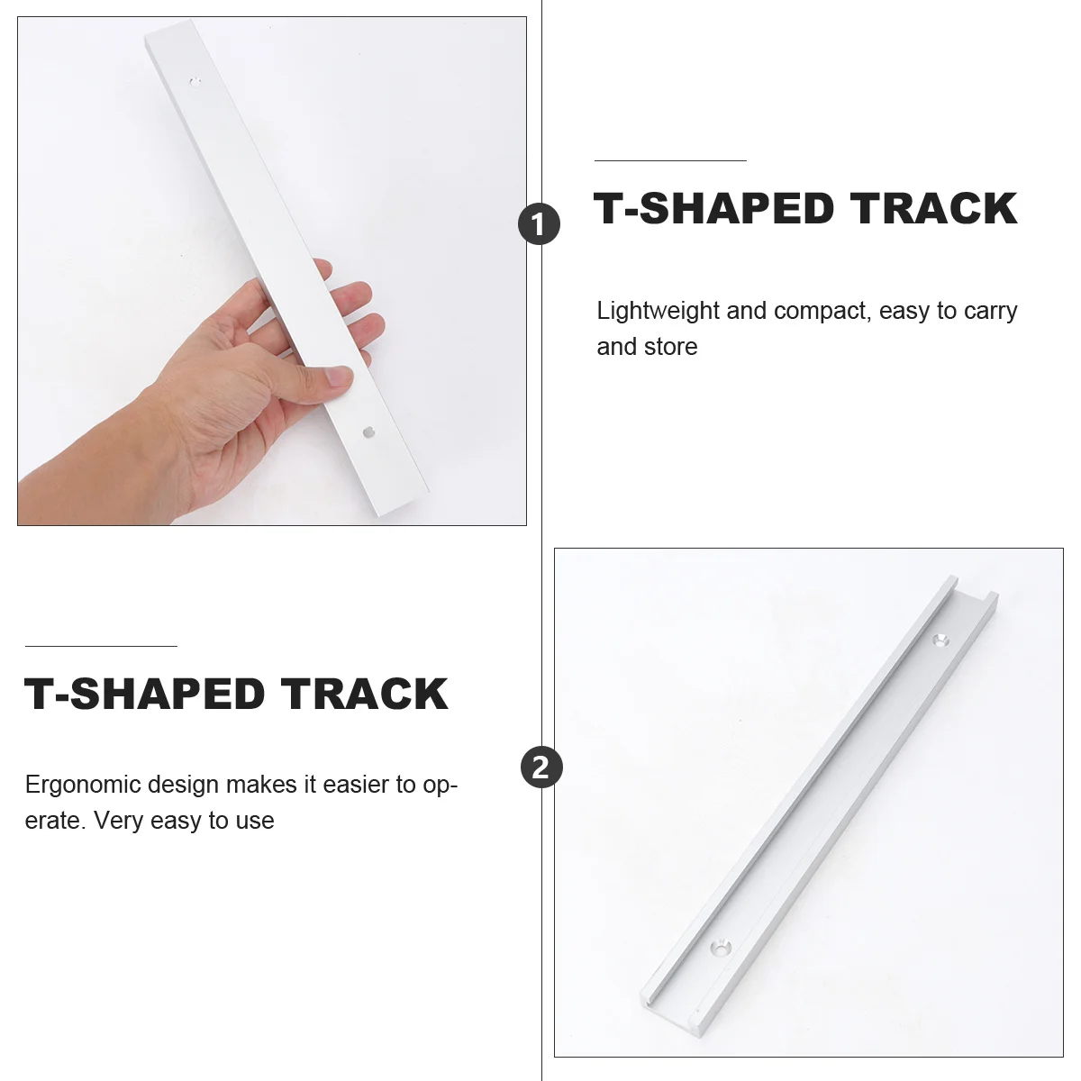 

1Pcs T-Shaped Track Rail Clamp Simple Structure Strong Clamping Easy Operation Practical Tool for Fixing Holder