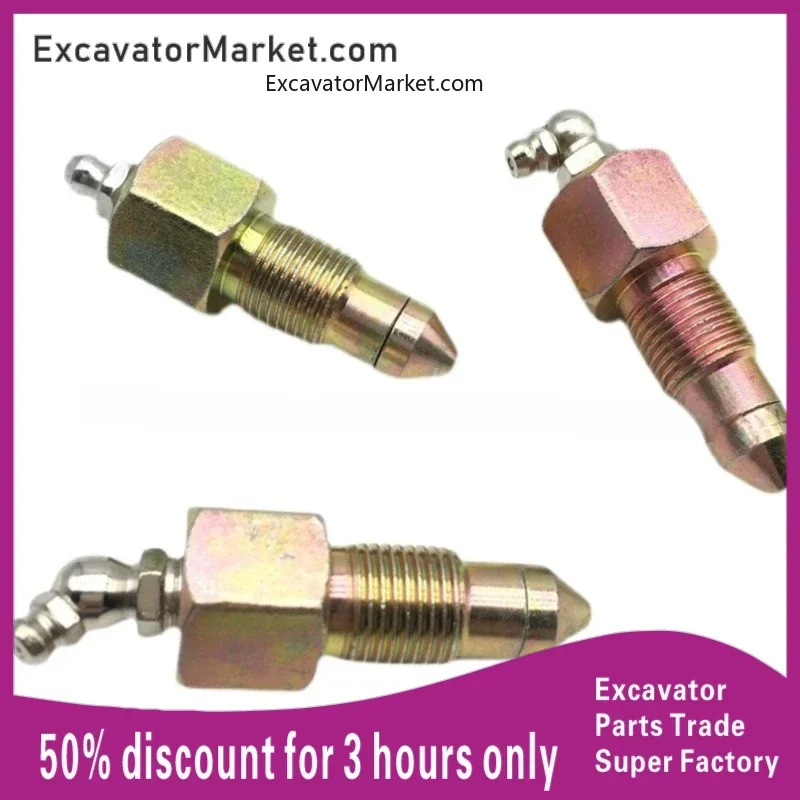 Excavator Spare For 4276114 Hitachi Ex30 35 45 55 60 70 Chain Nozzle Chain Nozzle Grease Nozzle Lubricant Head