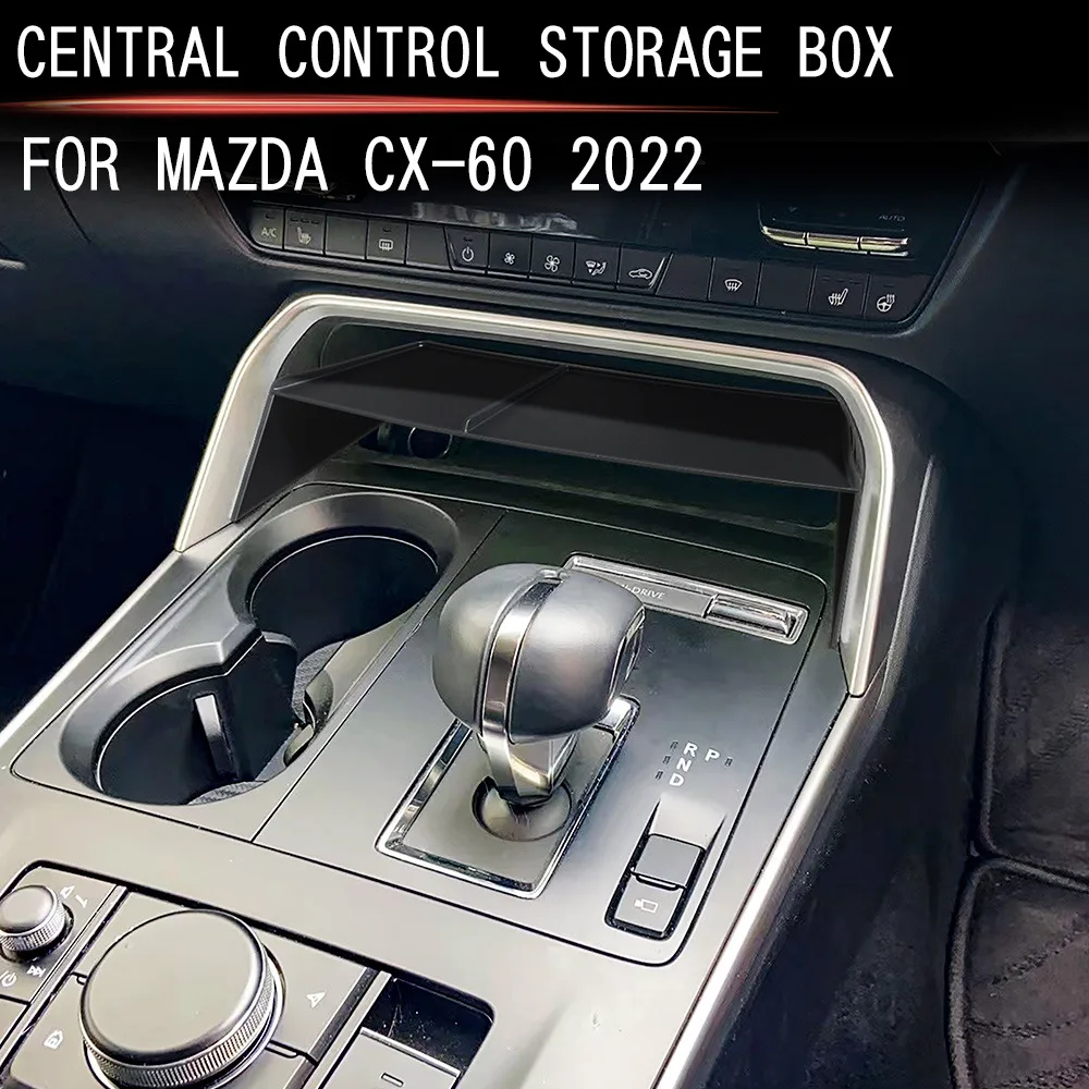 

L/RHD For Mazda CX60 CX-60 2022 2023 2024 2025 Car Storage Central Control Storage Box Container Auto Interior Accessories