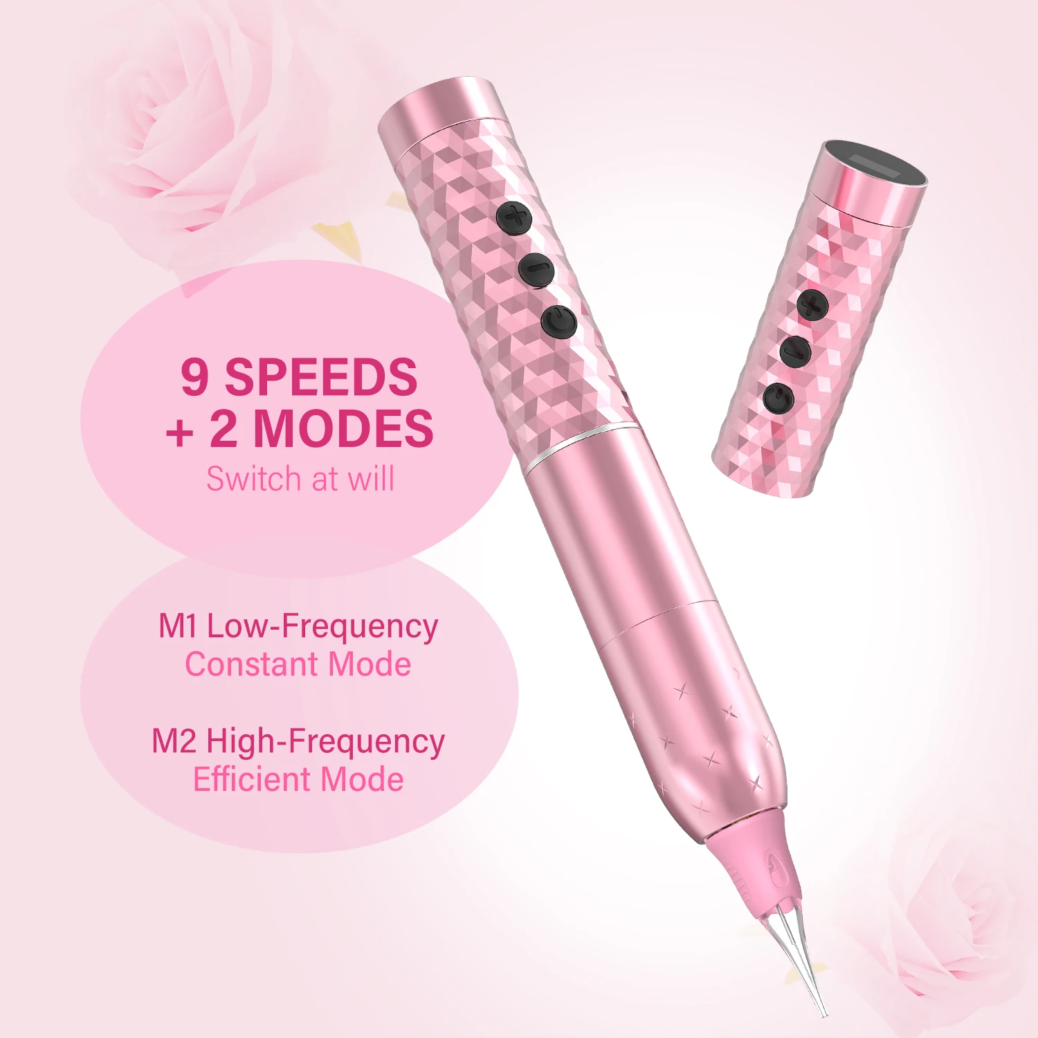 

Wireless Tattoo Machnie Rose Air Pro Tattoo Pen For for Eyebrows Lip Eyeliner Body Permanent Makeup Tattoo Machine Tattoo Gun