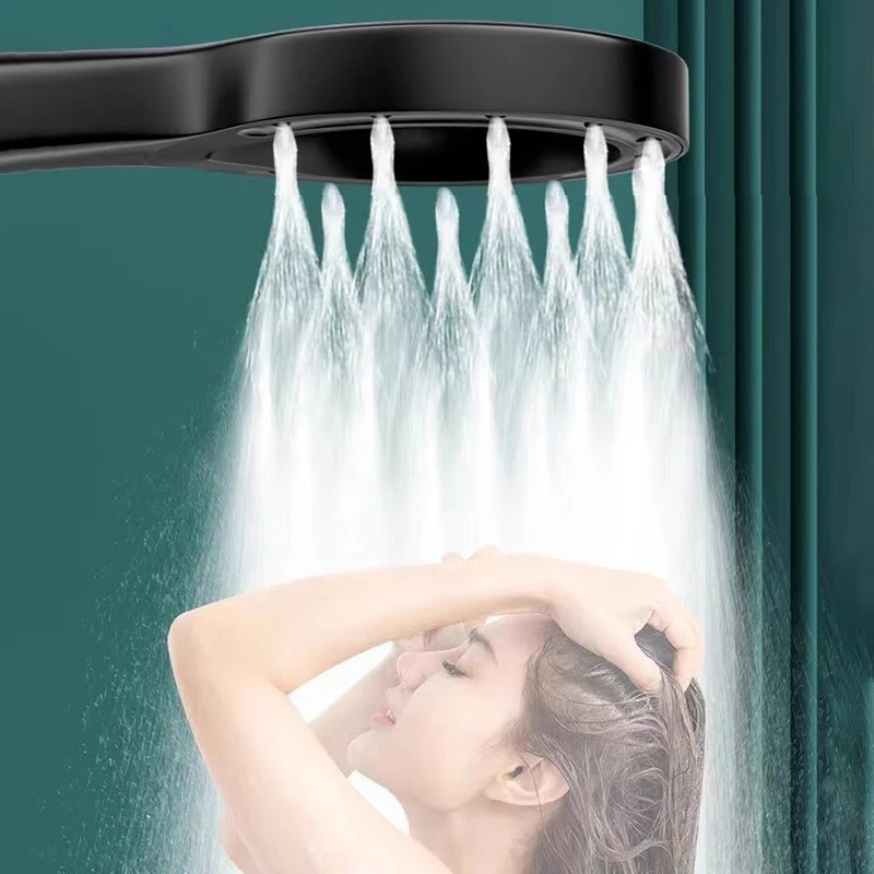 Pressurized Shower Head Water Saving Spray Nozzle High Pressure Massage Big Panel   Showerheads Bathroom Faucet Accessories