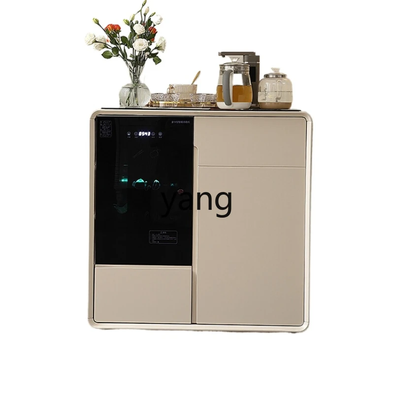 

LXL Intelligent Voice Tea Machine Household Solid Wood All-in-One Cabinet Disinfection Living Room Water Dispenser