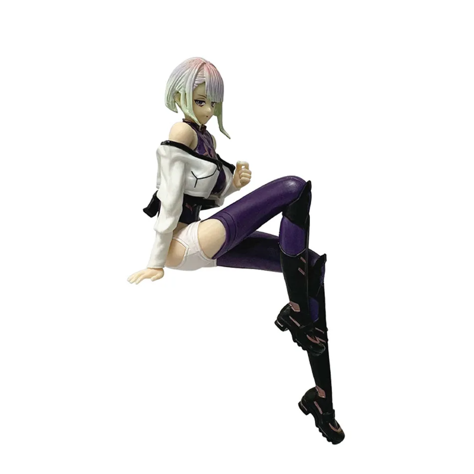 Edgerunners Anime-Figuren – Lucy-Sitzposen im Cyberpunk-Stil | Street Samurai Desktop-Modellspielzeug, Fan-Kollektion – Detail 11