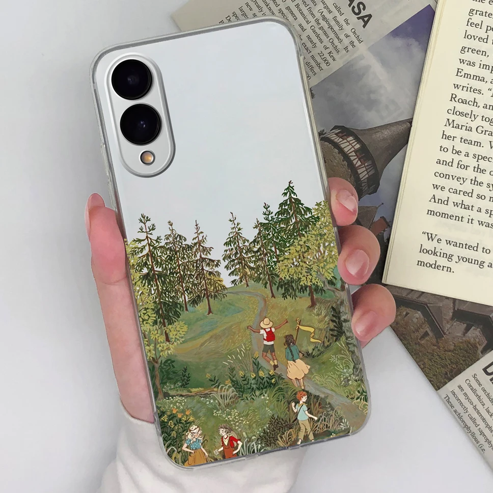 حافظة لهاتف سامسونج جالاكسي S25 حافة لطيف الدب القلب بولي يوريثان غطاء شفاف من السيليكون لهاتف جالاكسي S 25 حافة مضادة للسقوط مصد ناعم Funda #3