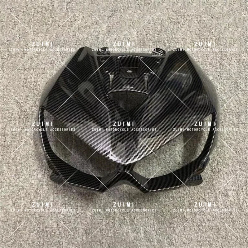 Upper Front Nose Headlight Panel Fairing For kawasaki Z1000 2014-2019 Carbon Fiber Shell, protective plate