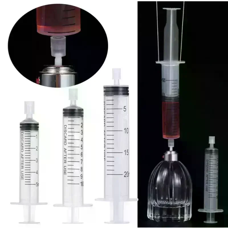 Perfume Refill Tools Set Plastic Diffuser Syringe Straw Dropper Funnel Spray Dispensing Required Cosmetic Tools Pump Extractor