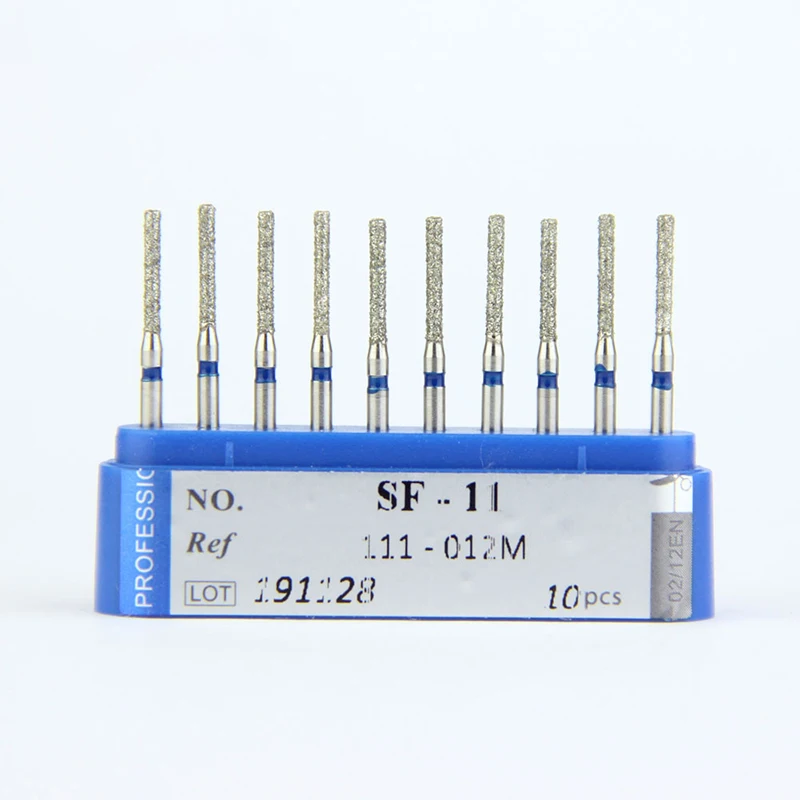 10 Teile/los Dental Diamant Bohrer Bohrer 39 Größen 1,6mm für High Speed Handstück Stomatologie Abteilung Zahnmedizin Schleifen Werkzeuge – Detail 22