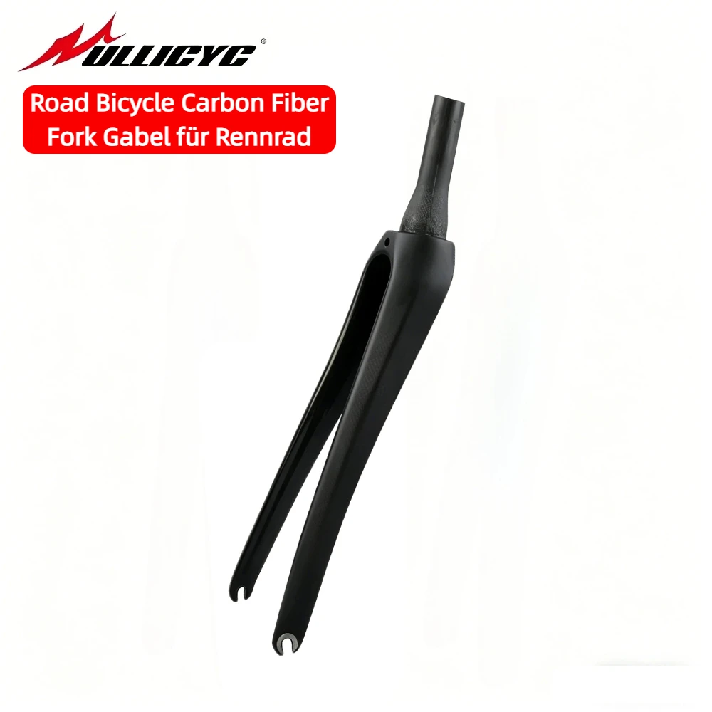 

Ullicyc Road Bicycle Carbon Fiber Fork Gabel für Rennrad Brake 700c Wheel Barrel Axis Fork 28.6mm QC377 3k Gloss or Matte