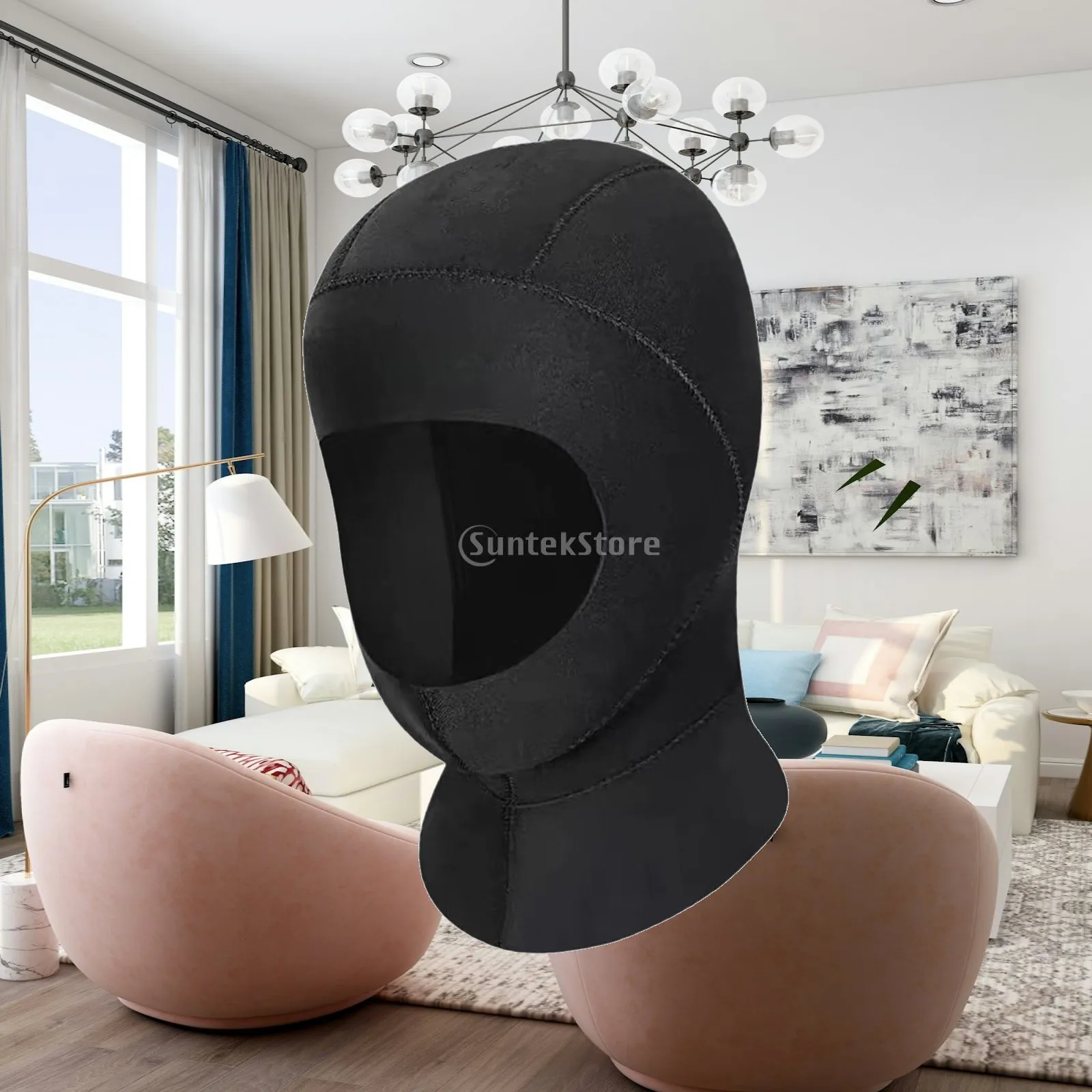 Neoprene Diving Hood 3mm Scuba Swim Cap Thermal Head Cover Snorkeling Gear for Sailing Kayaking