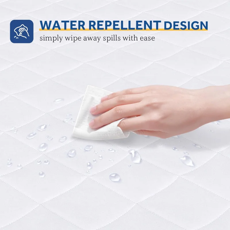 Quilted Heated Pad Size 78x80 Inch |   Luxury Waterproof Electric Cover with 10 Heat S