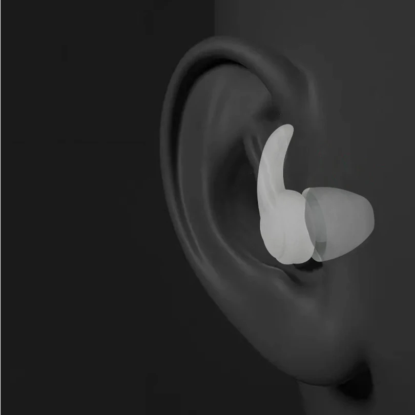 1 세트 잠자는 Tapones 용 귀마개 Oido Dormir 소음 감소 귀마개 방수 실리콘 보호 Oordopjes 귀마개 세트